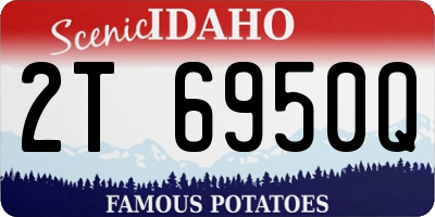 ID license plate 2T6950Q