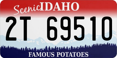 ID license plate 2T6951O