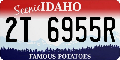 ID license plate 2T6955R