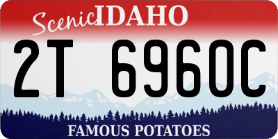 ID license plate 2T6960C