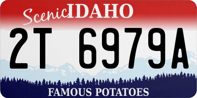 ID license plate 2T6979A