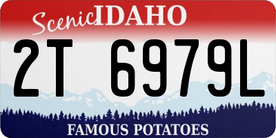 ID license plate 2T6979L