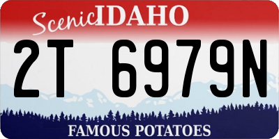 ID license plate 2T6979N