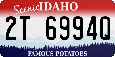 ID license plate 2T6994Q