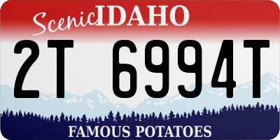 ID license plate 2T6994T