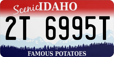 ID license plate 2T6995T
