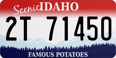ID license plate 2T7145O