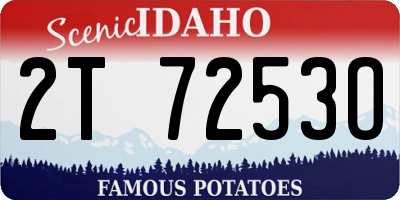 ID license plate 2T7253O