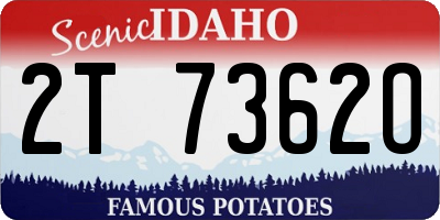ID license plate 2T7362O