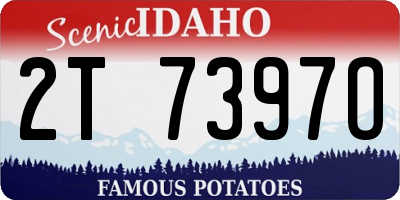 ID license plate 2T7397O