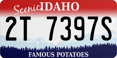 ID license plate 2T7397S