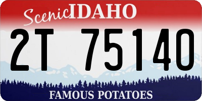 ID license plate 2T7514O