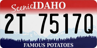 ID license plate 2T7517Q
