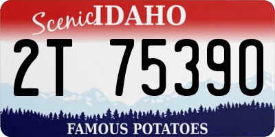 ID license plate 2T7539O
