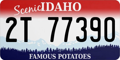 ID license plate 2T7739O