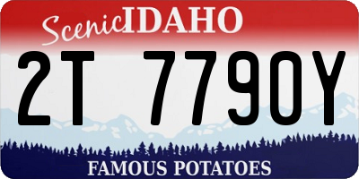 ID license plate 2T7790Y