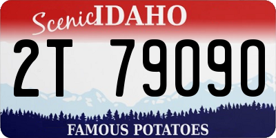 ID license plate 2T7909O