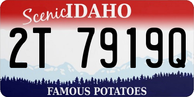 ID license plate 2T7919Q