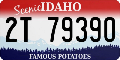 ID license plate 2T7939O