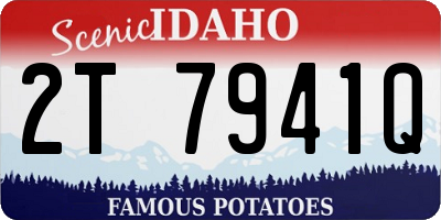 ID license plate 2T7941Q