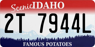 ID license plate 2T7944L