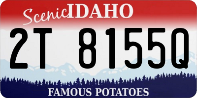 ID license plate 2T8155Q