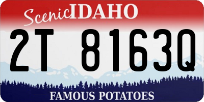 ID license plate 2T8163Q