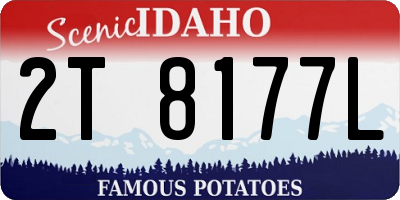 ID license plate 2T8177L