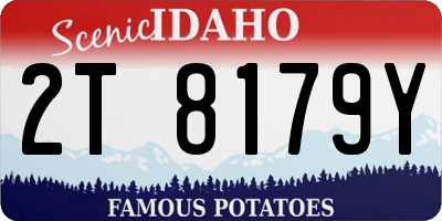ID license plate 2T8179Y