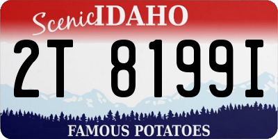 ID license plate 2T8199I