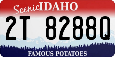 ID license plate 2T8288Q