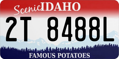 ID license plate 2T8488L