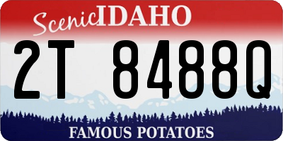 ID license plate 2T8488Q