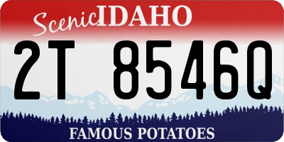 ID license plate 2T8546Q