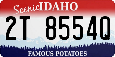 ID license plate 2T8554Q
