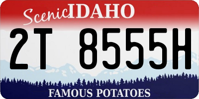 ID license plate 2T8555H