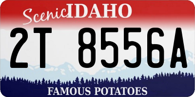 ID license plate 2T8556A