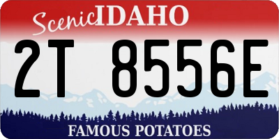 ID license plate 2T8556E