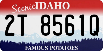 ID license plate 2T8561Q