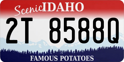 ID license plate 2T8588Q