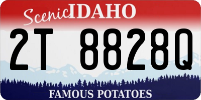 ID license plate 2T8828Q