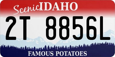 ID license plate 2T8856L