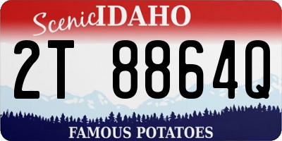 ID license plate 2T8864Q