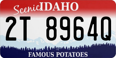 ID license plate 2T8964Q