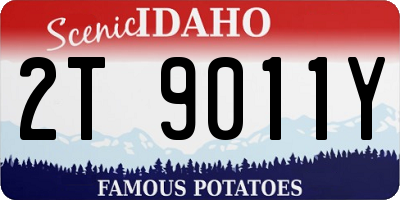 ID license plate 2T9011Y