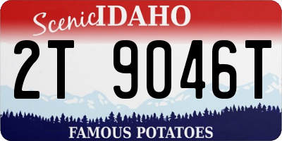 ID license plate 2T9046T