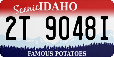 ID license plate 2T9048I