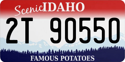 ID license plate 2T9055O