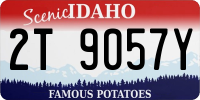 ID license plate 2T9057Y