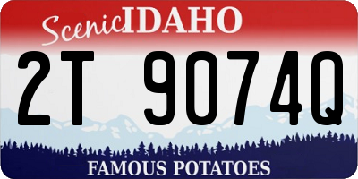 ID license plate 2T9074Q